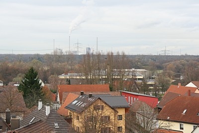 Blick Richtung Schulzentrum