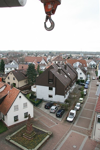 Blick &uuml;ber die Lammstra&szlig;e ins Bachgebiet